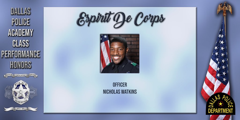 DallasPD's tweet image. @DPDAcademy #Class376  E.V.O.C Driving, Espirit De Corps, Academic Average, 1000 lb Club recipients @DPDChiefGarcia