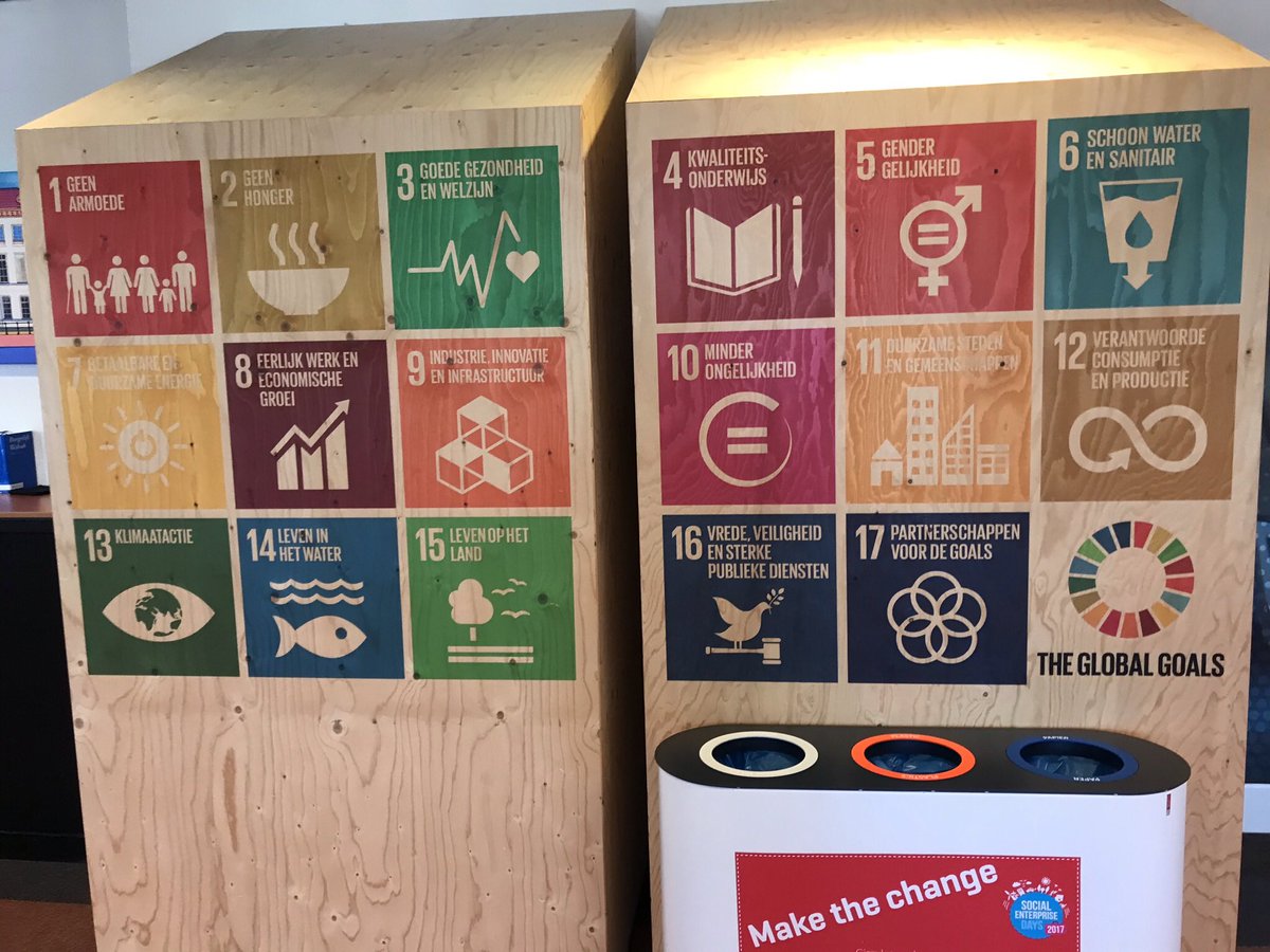 Afgelopen maandag kregen we de vraag ‘aan welke doelen draagt Waterprof bij?  Natuurlijk 6 en 14 en ook 13,16, 7, 2, 8, 15 en 11.  9 van de 17. Geen slechte score. Goed om even bij stil te staan. En door te pakken! Want we willen #elkedagbeter worden.