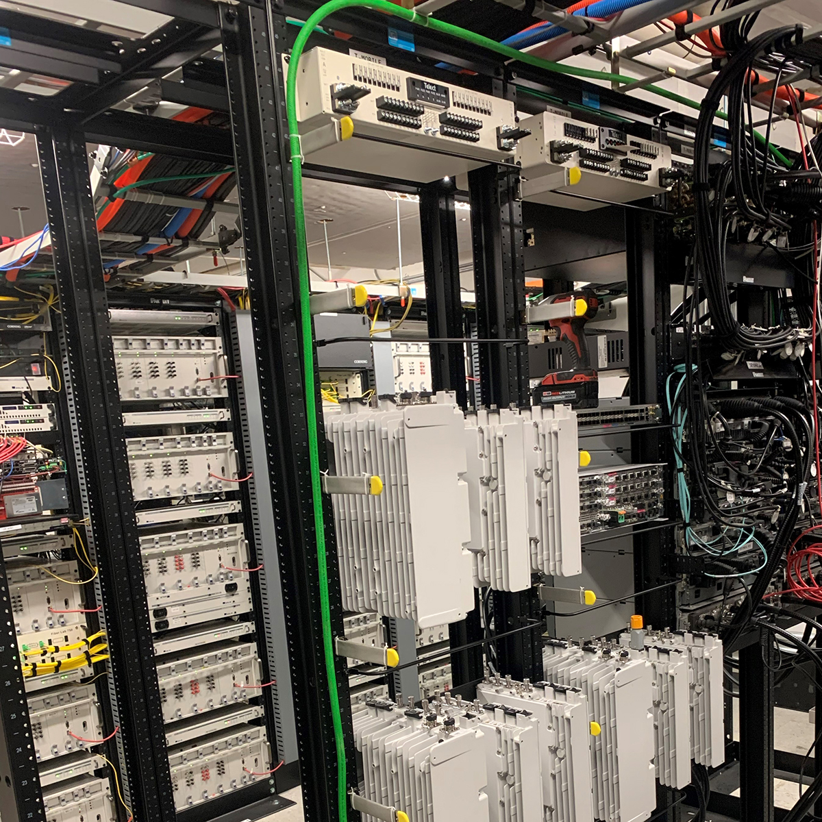 LegacyTowers's tweet photo. Don't you hate it when you lose your cell connection in a tunnel?!? Me too! What does it take to get that NOT to happen? A bunch of gear plus Grant and our DAS team! They tell me this is a 5-sector, 15-radio build. Of course it is! #LegacyDAS #KeepingYouConnected #EvenInATunnel! https://t.co/hE5Hm0IufR