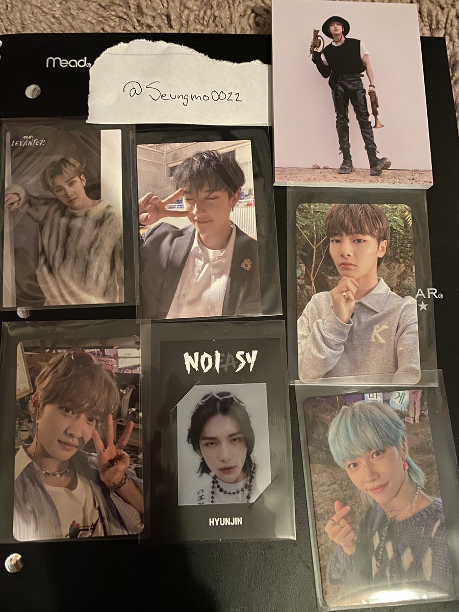 seungmo0022's tweet photo. WTT
Photo card noeasy stray kids
Have: photo on left 
Want: check template 
‼️priority is seungmin‼️
Located: USA
will trade to usa/can 
willing to trade to ww depending on the pc
@skztrade @boygrouptrade @kpoptradeusa @TradesKpop @KTradesUSA_ https://t.co/tJbQIkmJG7