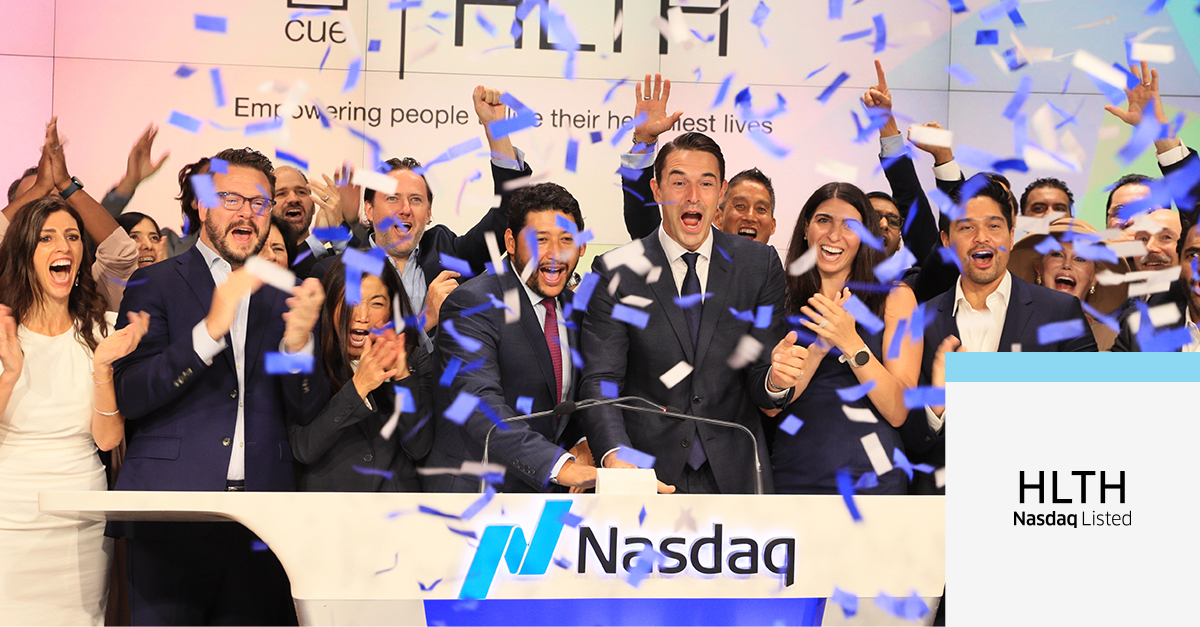 The grit and determination of our team of 1,250+ led to this momentous occasion: the toll of the <a href="/Nasdaq/">Nasdaq</a> opening bell! Thanks to them, our partners, investors, and Board for believing in our mission to empower people to live their healthiest lives. #NasdaqListed $HLTH