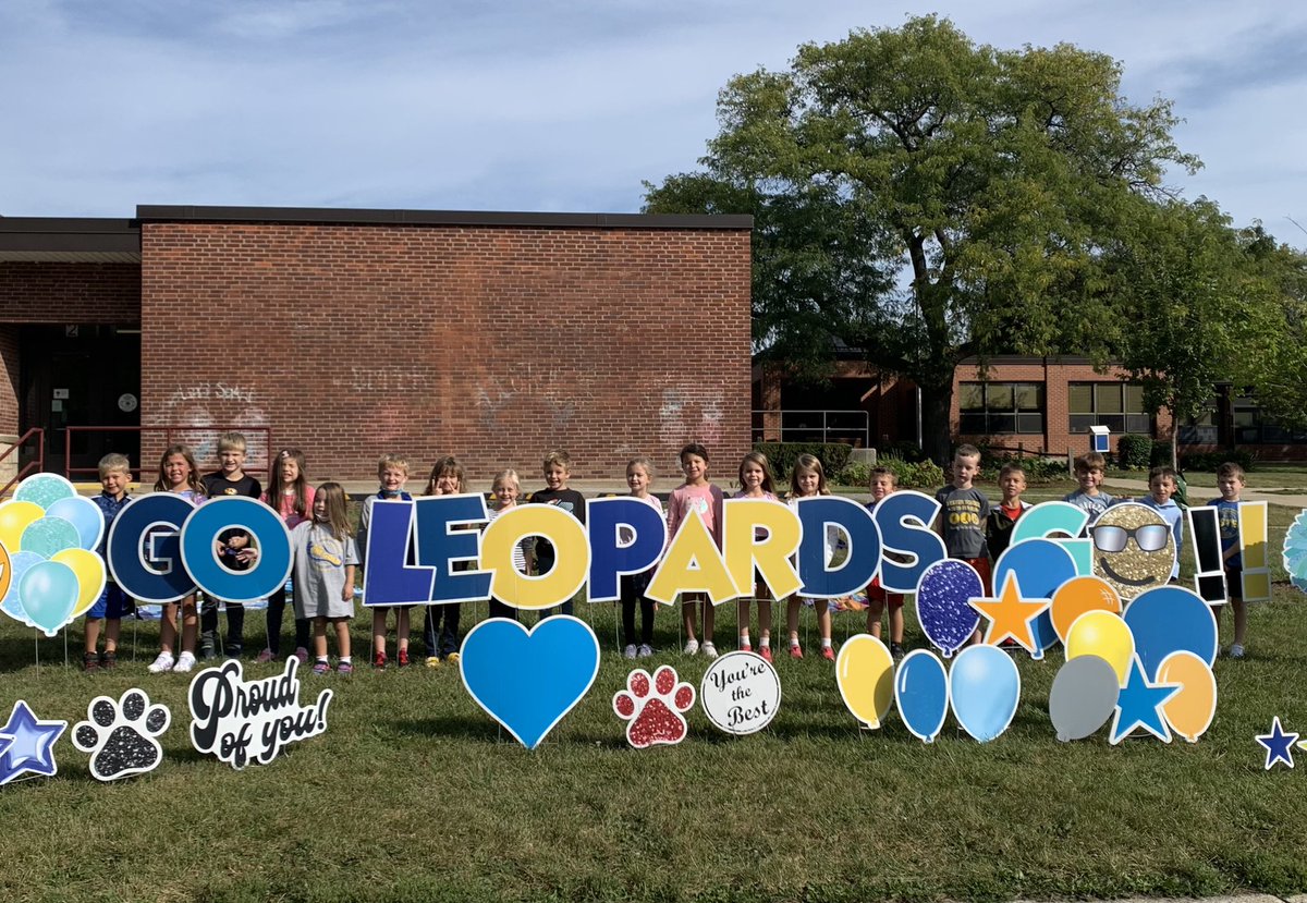 Our Lester Leopards are excited for the Fun Run this weekend! #LEchoosesHAPPY #dg58pride