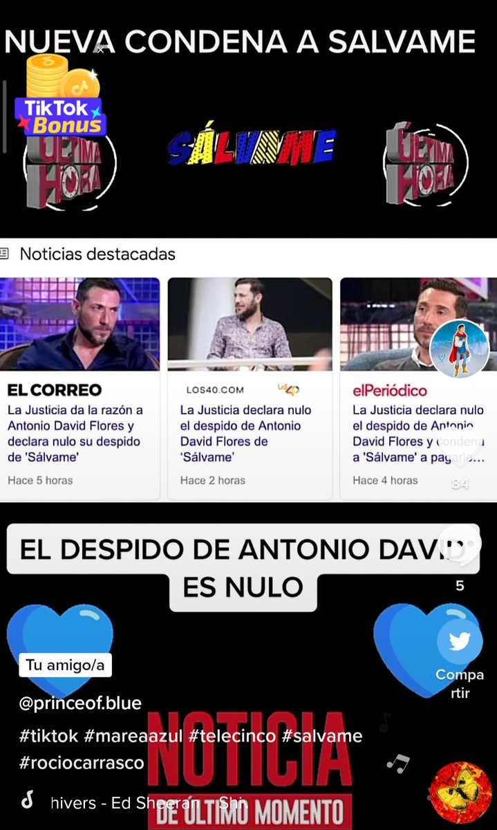 Yaiza26381945's tweet photo. La justicia existe , jueces de pacotilla de Sálvame , pero la justicia de verdad, no la q os inventais  vosotros. No se puede ir por la vida de juez y verdugo . Bravo por AD!!🔵💙🌊🦋 #2MesesOlgaGanadora https://t.co/FYFp98kufw