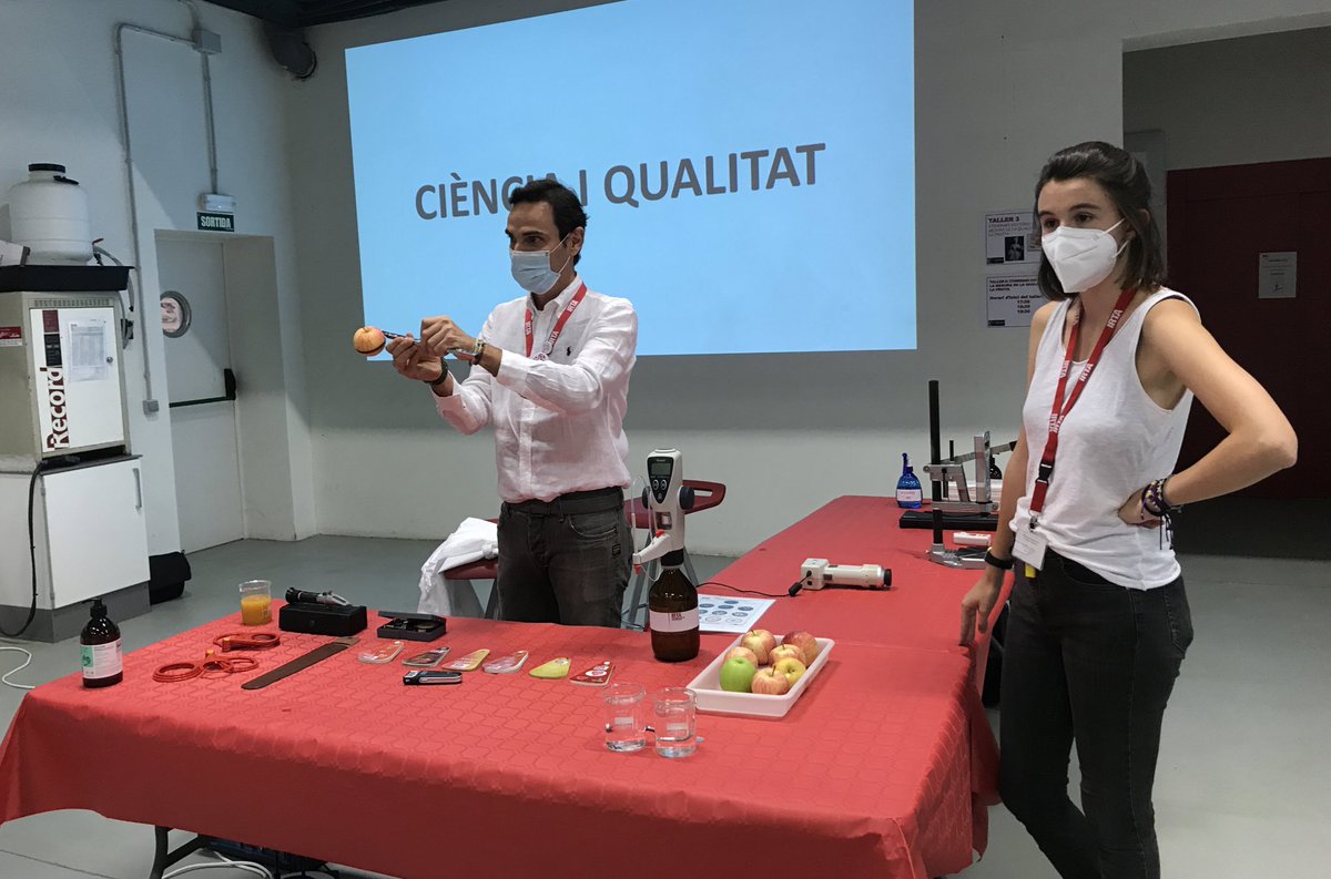 irtacat's tweet photo. 🍏🍑 Gràcies a la tecnologia NIR i la visualització d'imatge podem classificar la fruita segons la seva qualitat i estat de maduresa.
Us imagineu com es feia abans? 😮
#PEACHNIR #GrupsOperatiusCat https://t.co/ahdG7d2u4b
