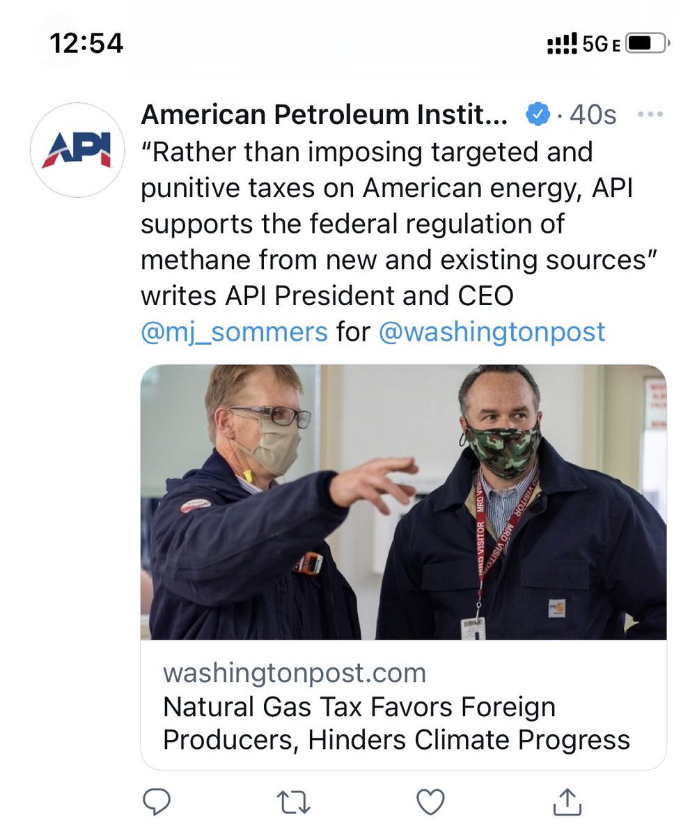 AlexCKaufman's tweet image. Can the average reader easily tell this is an advertisement from the country’s biggest oil and gas lobby?