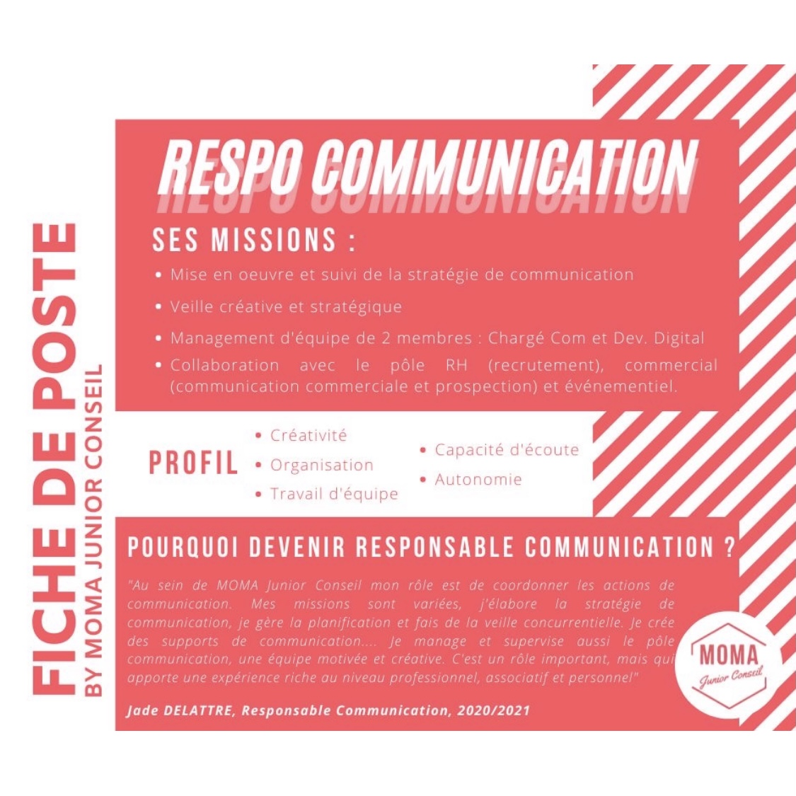 momaconseil's tweet photo. 📣 Nous commençons bientôt un nouveau Mandat et nous recrutons !

👉 Vous trouverez une partie des postes à pourvoir !

📝 Pour vous inscrire : https://t.co/TpIFT8KX3U https://t.co/ejgisHl9Pz