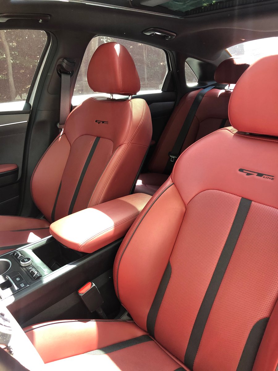 jleetbh's tweet image. I’ve been keeping a secret....

I’m a proud owner of a 2021 Kia K5 GT-Line🤍❤️

Red seats to match my red hair 🤠