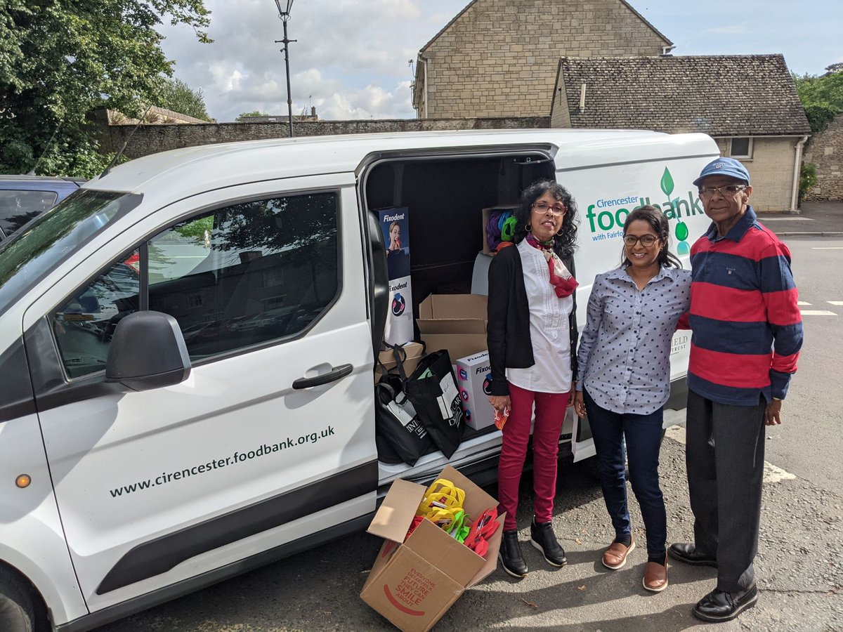 CirenFoodbank's tweet photo. We want to say a huge thank-you to all at DentArtWork Dental Care for, once more, providing us with lots of adult & children's dental hygiene packs! These make a huge different to our users ensuring they can maintain their dental hygiene and health. #FoodbankFriday #NotJustFood https://t.co/AvSIcbSCuZ