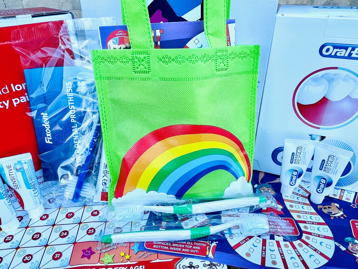 CirenFoodbank's tweet photo. We want to say a huge thank-you to all at DentArtWork Dental Care for, once more, providing us with lots of adult & children's dental hygiene packs! These make a huge different to our users ensuring they can maintain their dental hygiene and health. #FoodbankFriday #NotJustFood https://t.co/AvSIcbSCuZ