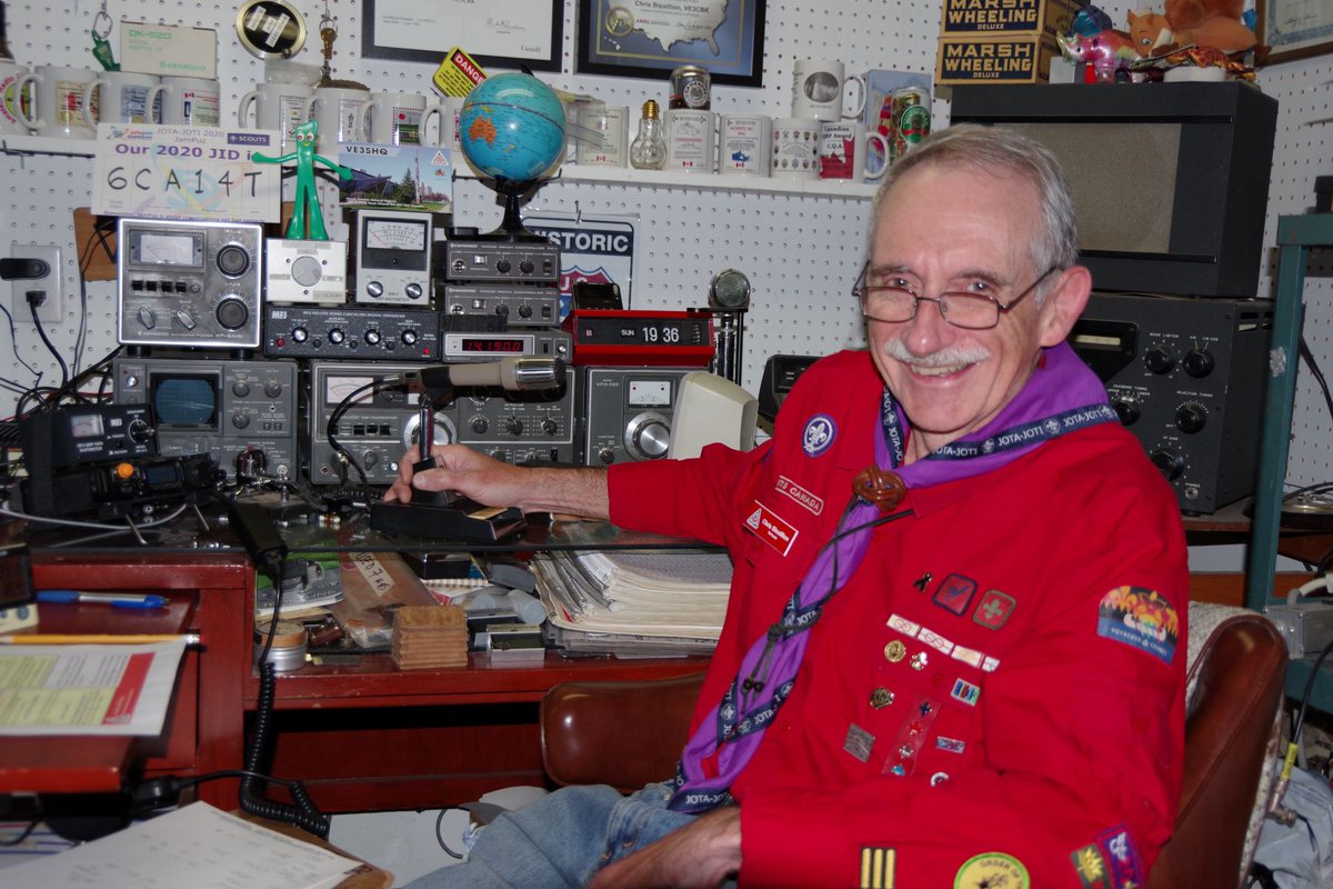 ScouterAndy's tweet image. Join the Jamboree!  JOTA/JOTI 2021 is happening October 15-17, whether you are together in your group or at home.  Innovative ways to communicate with Scouts around the world, on the Internet or over Amateur Radio.  @scoutscanada @JOTAJOTI  info at jota-joti.ca