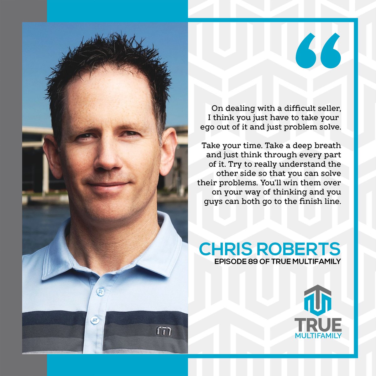 Chris Roberts shares how to deal with a difficult seller. At the end of the day, solving the problem in an efficient, considerate manner is the best way to succeed with a difficult seller.

Learn more from this episode: bit.ly/TMF-E89