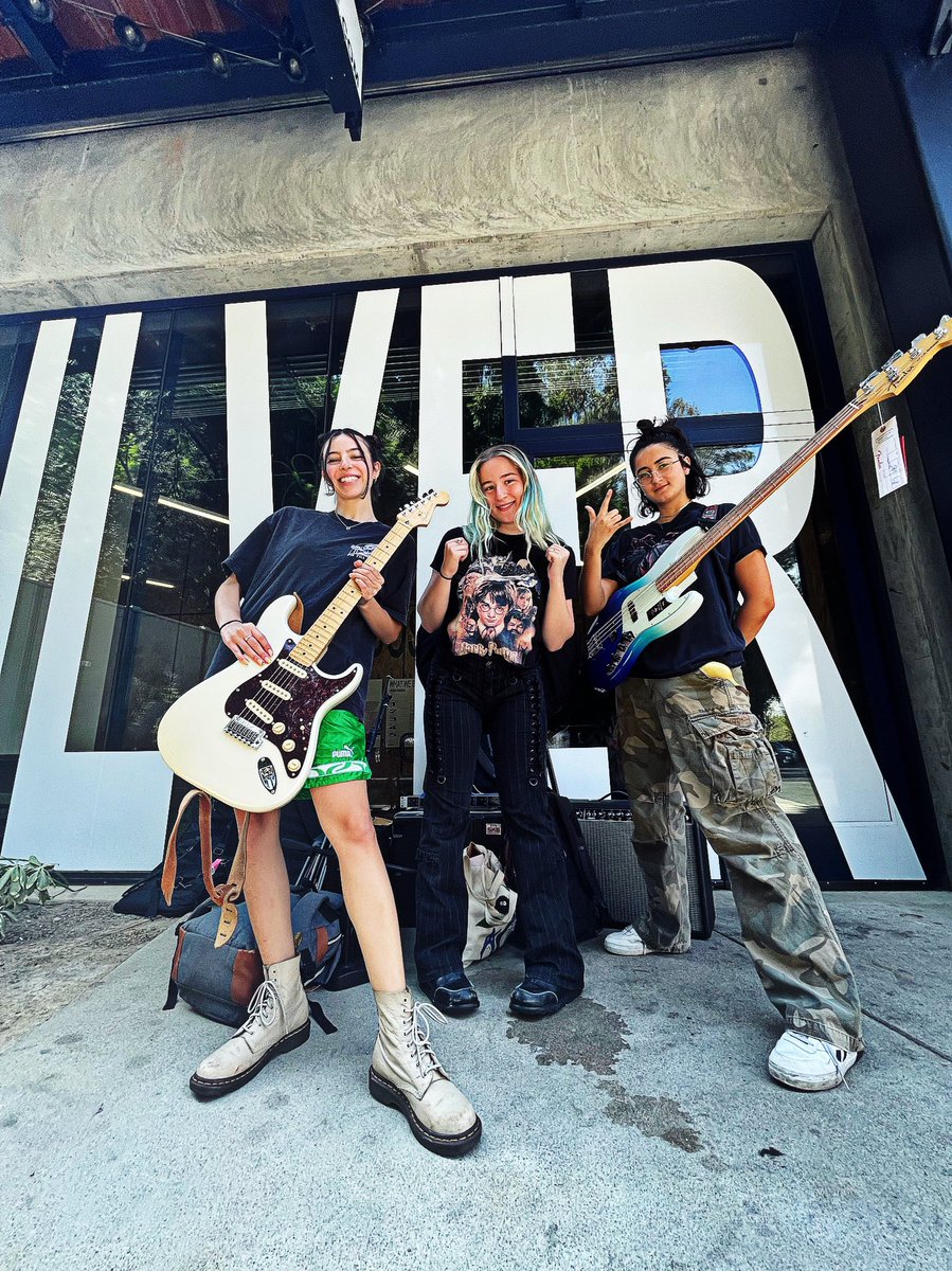 Thank you <a href="/Fender/">Fender</a> and Mike Schulz for these beaaaautiful player plus series guitars!!! We’re so in love and they’re deff coming on tour with us 💫💫💫