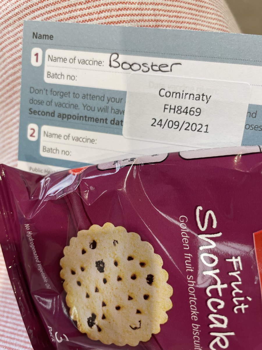 NHS you are brilliant #Booster #Biscuits #VaccineHeroes 🙏🏻🙏🏻🙏🏻