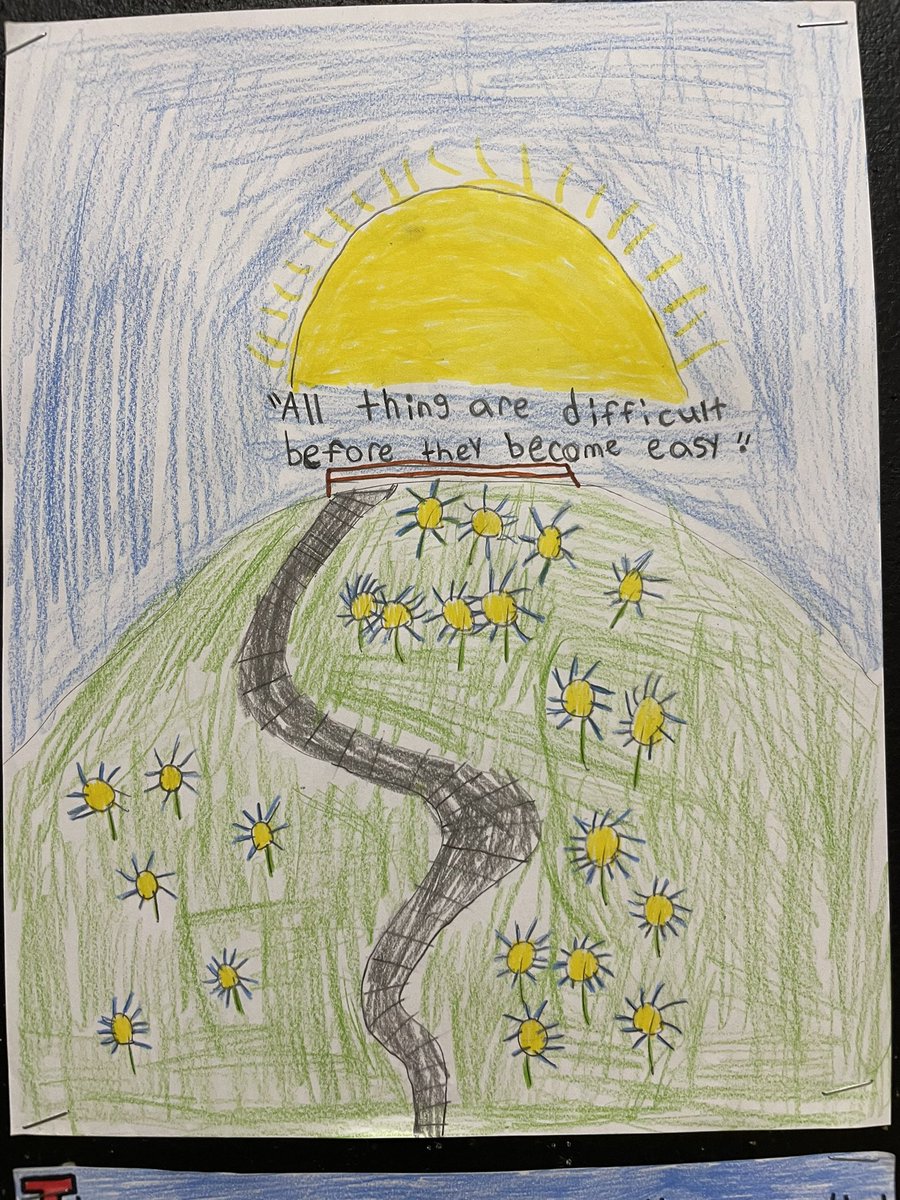 Last week we illustrated Inspiring Quotes! /1 More in the comments! ❤️
<a href="/Rousseau_HWDSB/">Rousseau School</a> @hwdsb #reimaginingwellness