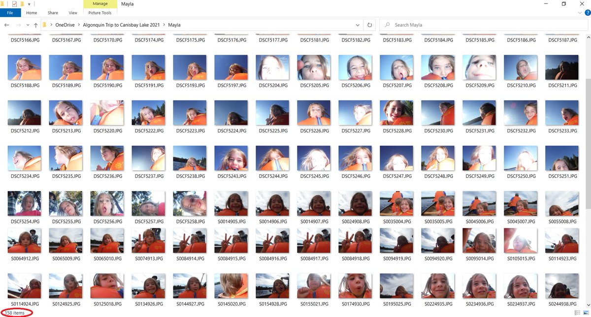 Hive2Home's tweet image. I started going through the pictures from last weekend's trip to Canisbay Lake in Algonquin Park with Dad, Ty, and Mayla. In going through the pictures that Mayla took, it has become evident who her favourite subject is.