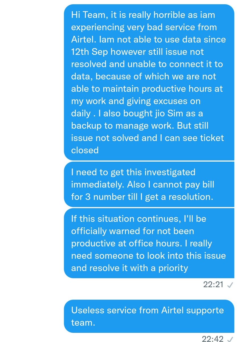 arulprakas's tweet photo. @Airtel_Presence can someone help on this with a priority https://t.co/uWLZuc9u5x