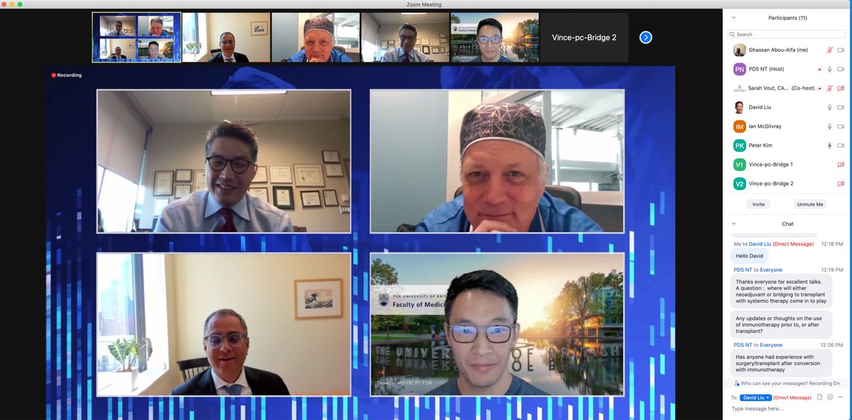 GABOUALFA's tweet photo. Team work at best @CAGS_ACCG #CHPBA. @GABOUALFA @sloan_kettering honored to have joined Ian Mcgilvray Dvid Liu and Peter Kim #Canada colleagues discussing #HCC https://t.co/qr8qCTY26H