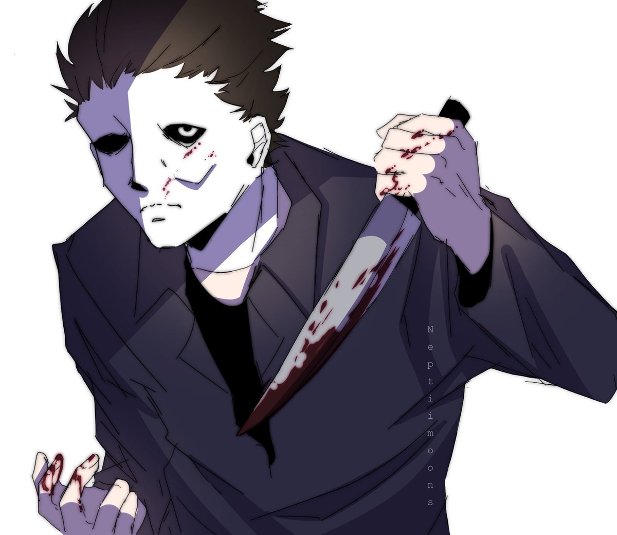 Neptiimoons's tweet photo. Him 🔥🔪
#art #digitalart #doodleart #doodle #MichaelMyers #halloween #halloween2021 #animeart #animestyle #artistsoninstagram #artistsontwitter #artistsupport https://t.co/sMTgV2fub7