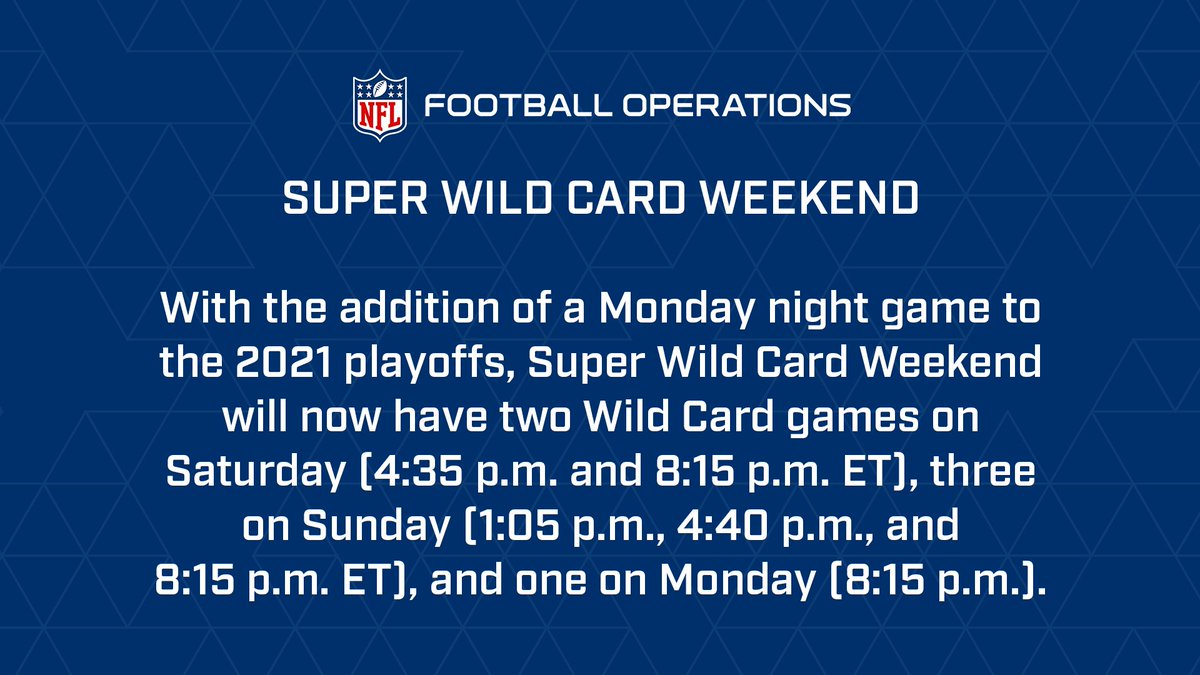 wild card saturday games