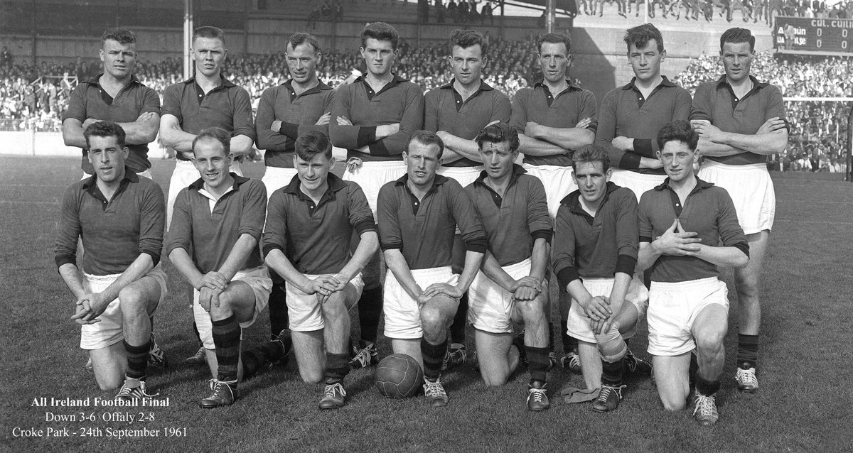 officialdowngaa's tweet photo. 60 years ago today, these men along with their teammates and management lead Down to the pinnacle of Gaelic football for the second year in a row.

Gaels of Down GAA are forever grateful to the men of ‘61.

🔴⚫️🔴⚫️ https://t.co/dSf8A4MLcw