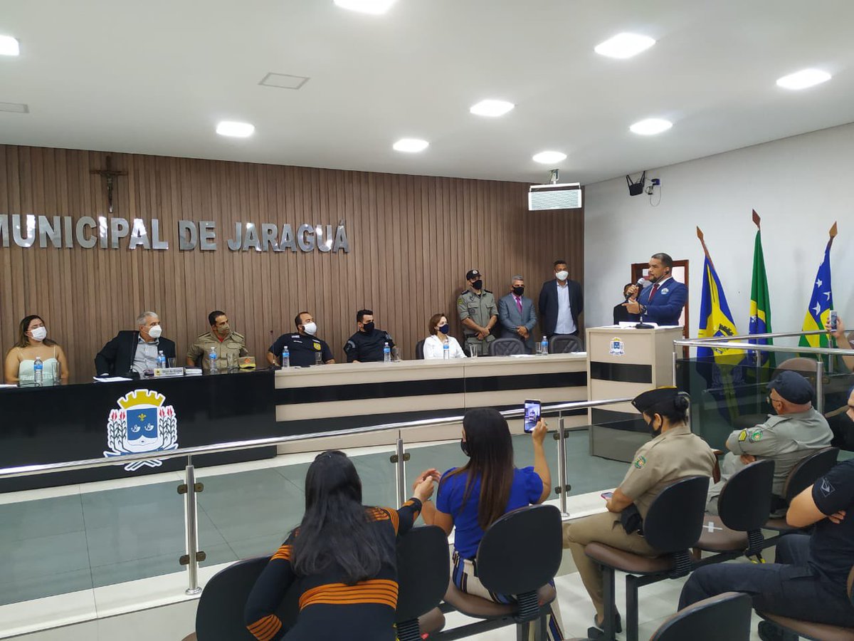 CONSEGGO's tweet photo. CONSEG JARAGUÁ - O Governo do Estado de Goiás, por meio da SSP, em solenidade de posse da nova Diretoria, qualificou o Conselho Comunitário de Segurança do município de Jaraguá. https://t.co/BMixSVX0zH