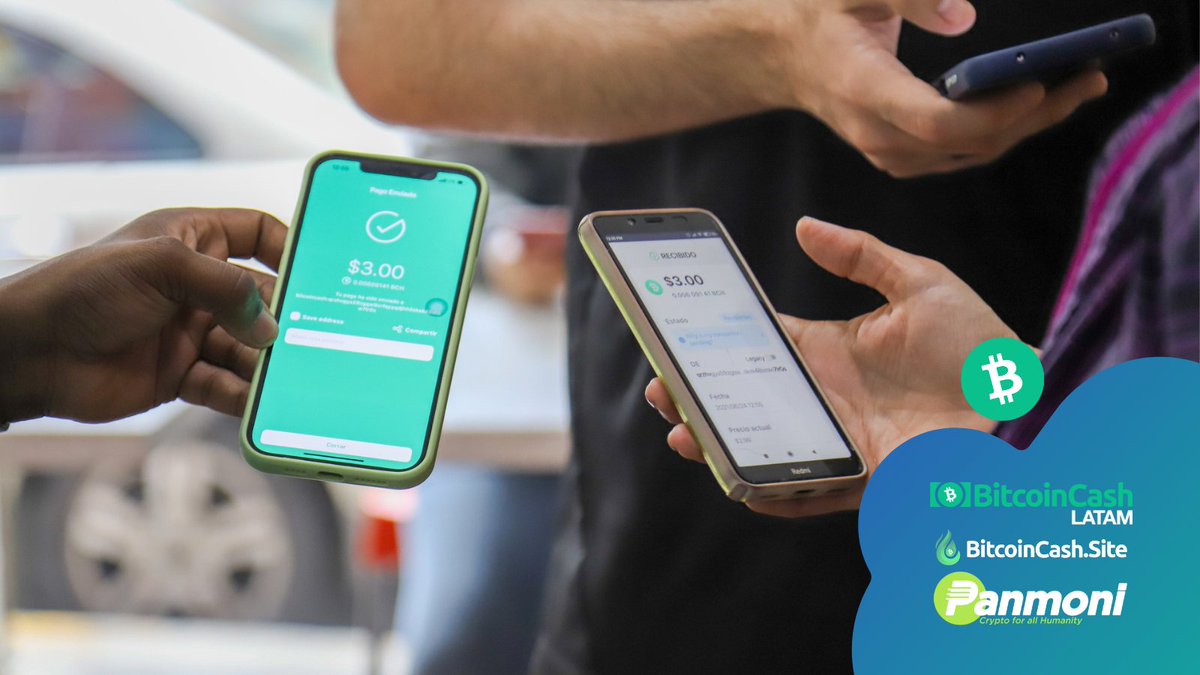 Realizar transacciones en #BitcoinCash es así de fácil, de billetera a billetera. Sin límites, sin papeleo y funciona en todas partes

Con auto-custodia en cadena para máxima seguridad

Embárcate hoy y compra un poco de #BCH en un intercambio cerca de ti.

bitcoincashsite.com/buy/