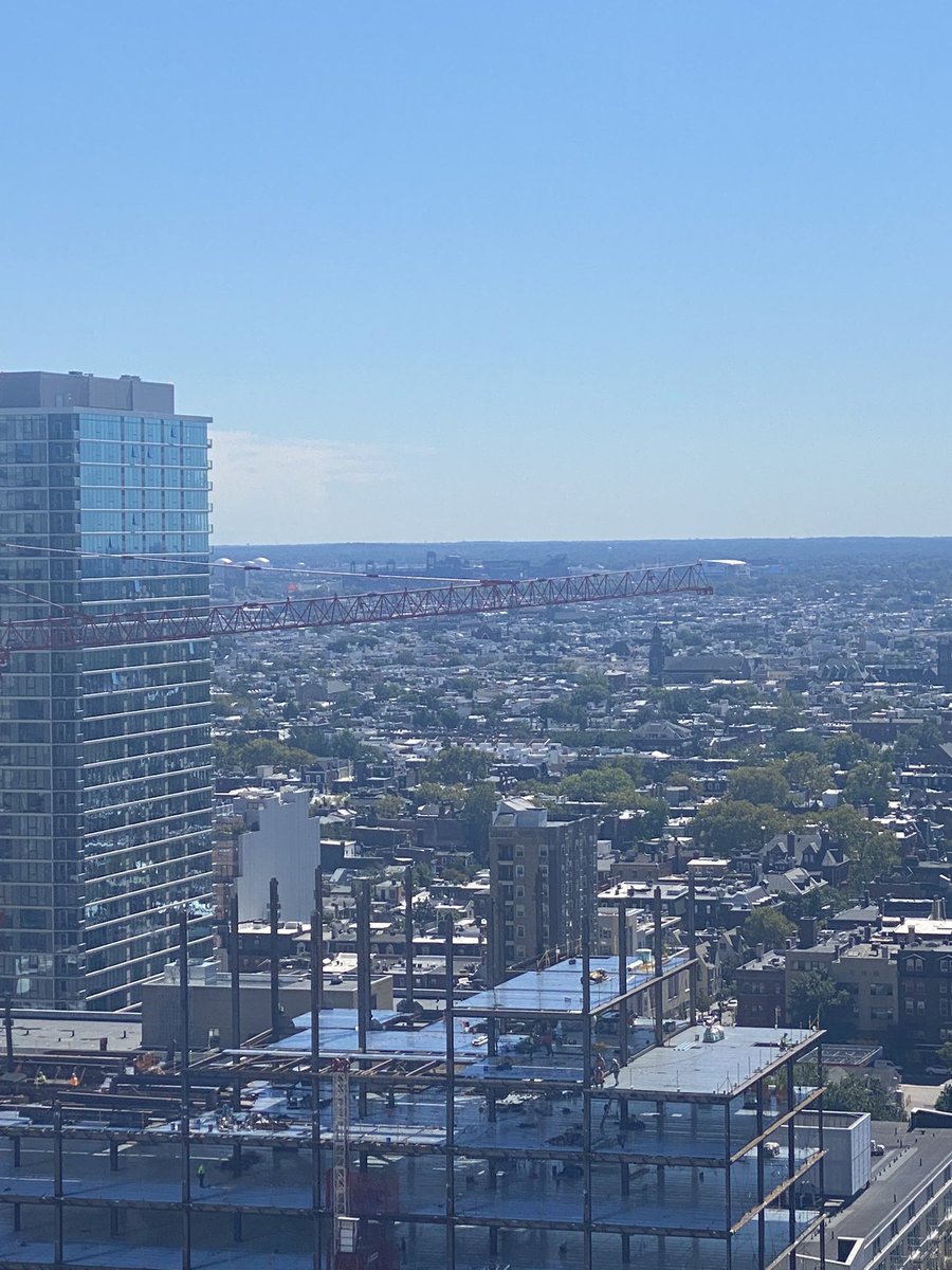 JohnnyFBaseball's tweet photo. Out beyond this crane in front of me is the Bank. The home of my #Phillies. Friday now marks day 41 of:

Hey atPhillies a follow would be incredible. How bout it? 

#RingTheBell https://t.co/wdqnYTEKdw