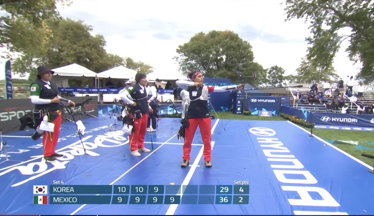 septima_linea's tweet photo. 🏹 TIRO CON ARCO 🏹

Las arqueras mexicanas @cuerdarosa , @micozito y @AnaPauVF1311 , se quedaron con el subcampeonato mundial en #yankton2021 , luego de caer 5-3 en la final por la medalla de oro.

Demostrando una vez más la calidad que estas tres arqueras poseen.
En hora buena! https://t.co/cZ9OyrwYZj