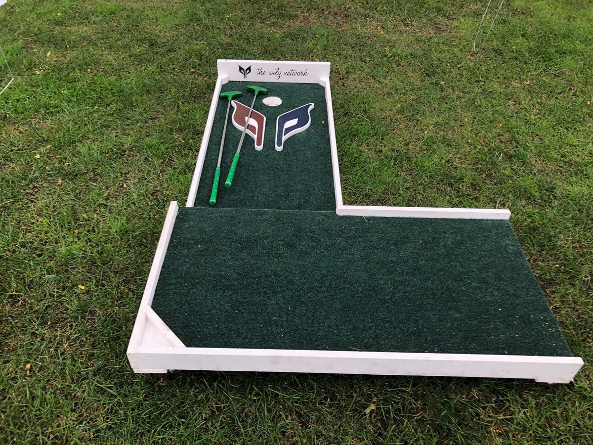 We've seen our logo on t-shirts, name tags and stationary, but never on a mini golf course! Thank you <a href="/LS_Cares/">Life Science Cares</a> for inviting us to #MiniGolfforGood. We spent a great evening catching up with our friends at <a href="/AkiliLabs/">Akili</a>, <a href="/NimbusTX/">Nimbus Therapeutics</a>, and other corporate partners and local nonprofits.