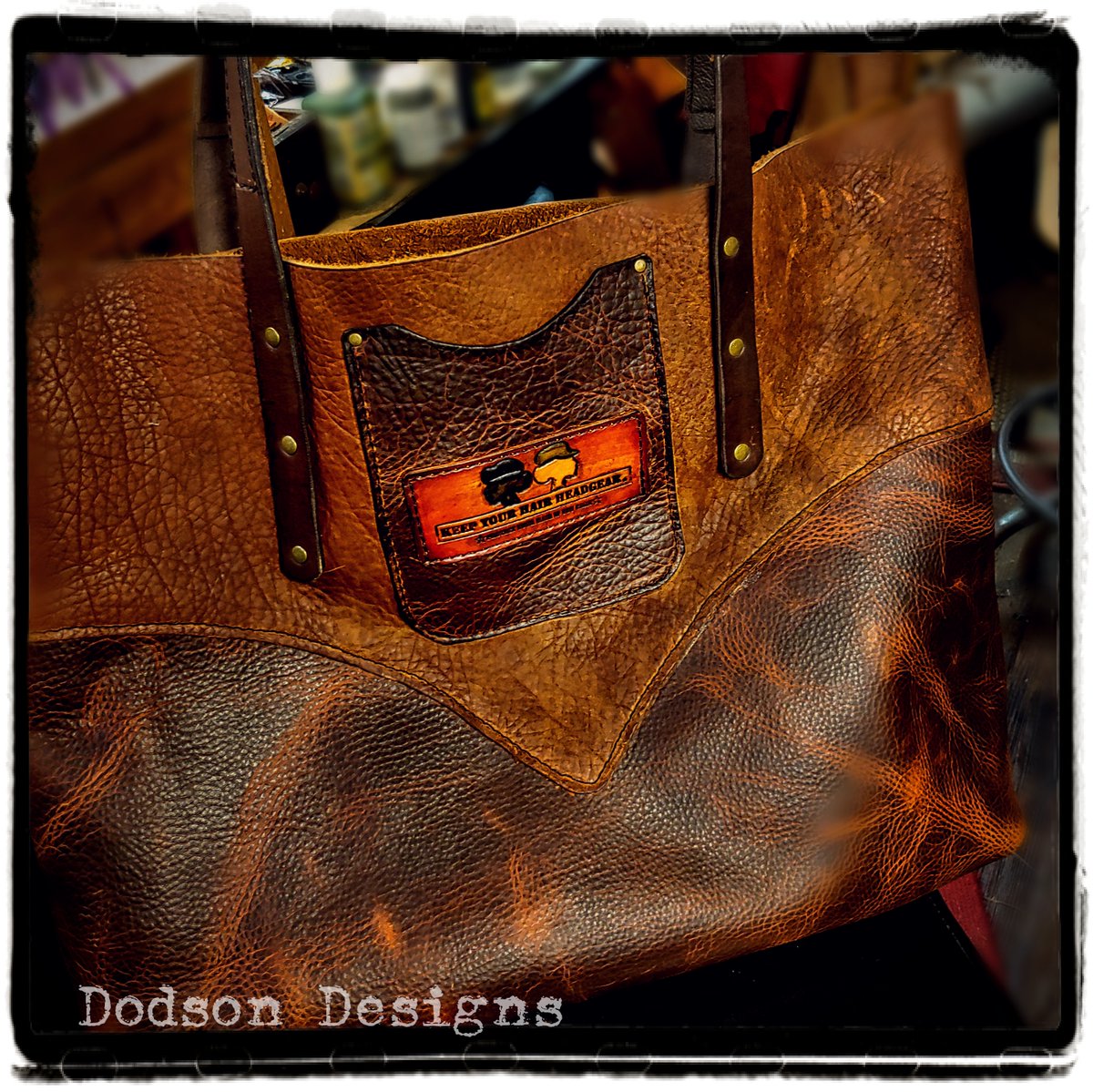 DonaldRDodson's tweet photo. Work continues apace on several projects including this custom tote. The lining is constructed, I just have to figure out the zipper and it will be basically done. 
Also working on an interesting build for a photo shoot tommorrow.
What are your plans for the weekend? https://t.co/9s0zOo1jPB