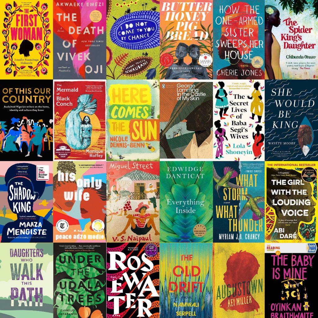 HenaJBryan's tweet image. Books by African and Caribbean authors, about African and Caribbean characters &amp;amp; people, set in Africa and the Caribbean: