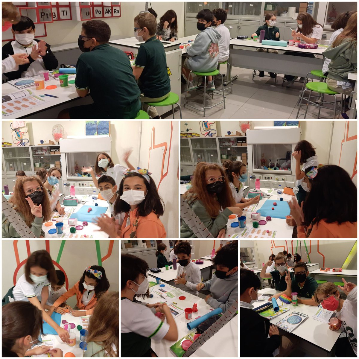 #bilimindoğası 6.sınıf öğrencilerimizle Bilimin Doğası dersimizde "Hamurdan Gezegen" modelleri yaptık.Gezegenlerin özelliklerini tekrar ettik.Eğlenerek öğrenmek doğamızda var 😁💪 <a href="/DogaOkullari/">Doğa Koleji</a> <a href="/TufekVolkan/">Volkan TÜFEK</a> <a href="/KvancBarlas/">Kıvanç Barlas 🇹🇷</a> <a href="/mftufekci/">Mehmet Fatih Tüfekçi</a>