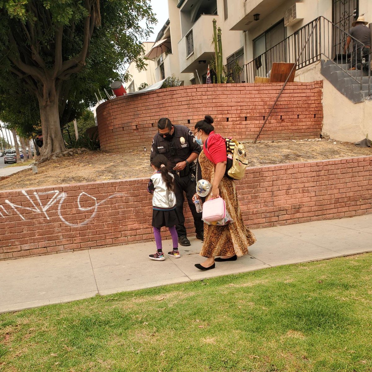 Due to the deployment of the Violent Crime Task Force, LAPD West Bureau has stopped an upward trend in violent crime, while increasing community engagement. Just like these <a href="/LAPDOlympic/">LAPDOlympic</a> officers, taking time out of their footbeats to connect with Angelenos is what matters most.