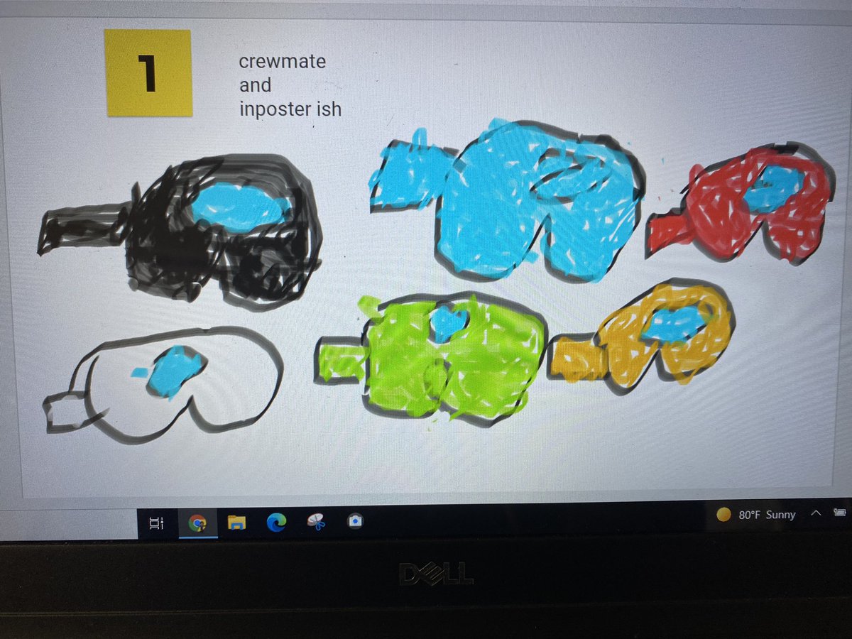 Earlier this week, we read the story “ish” to learn about author’s message. We all learned that you don’t have to be perfect. Today we used Jamboard and created our own “ish”. <a href="/ElemRob/">Robinson Elementary</a> <a href="/RRLearners/">RRLearners</a> #RobinsonISD