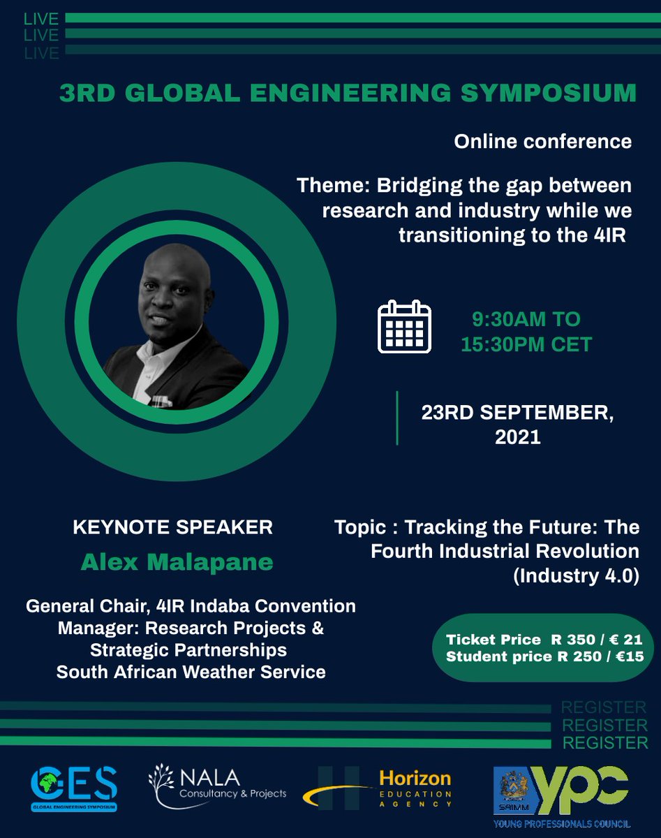 TheFabMinister's tweet photo. We tracked the future yesterday when I delivered a Keynote Address for the 3rd Global Engineering Symposium. The conference was attended by international delegates from all over the world. #TrackingTheFuture #4IR https://t.co/CKPxW8pJen