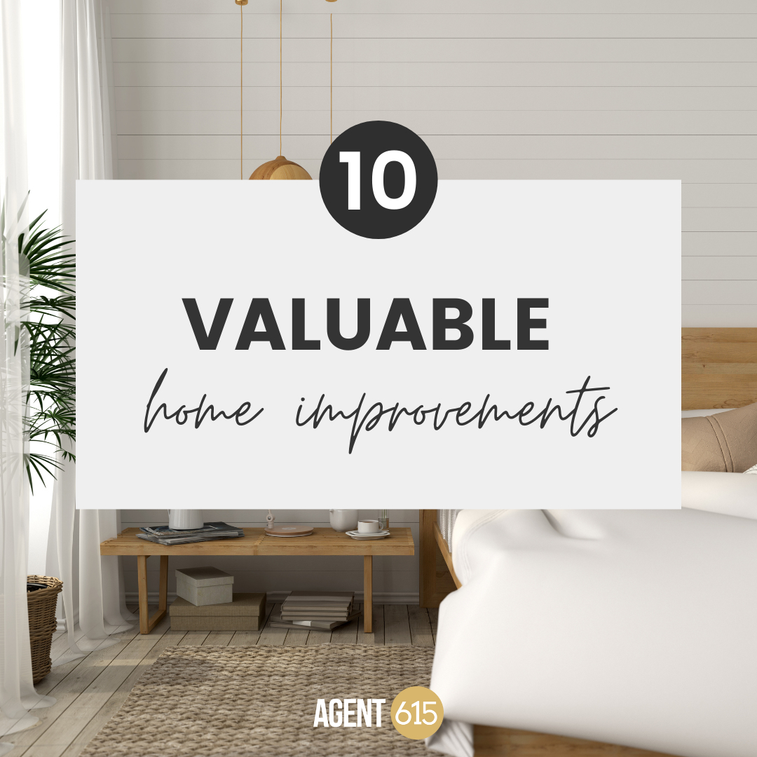 Looking to do some home improvements that might be valuable to a potential buyer? According to Redfin these valuable home upgrades and designs had the highest sale-to-list ratio in Tennessee in July, 2021. 

1) Playground
2) Fenced in yard
3) Tankless hot water heater
4) Fenced b