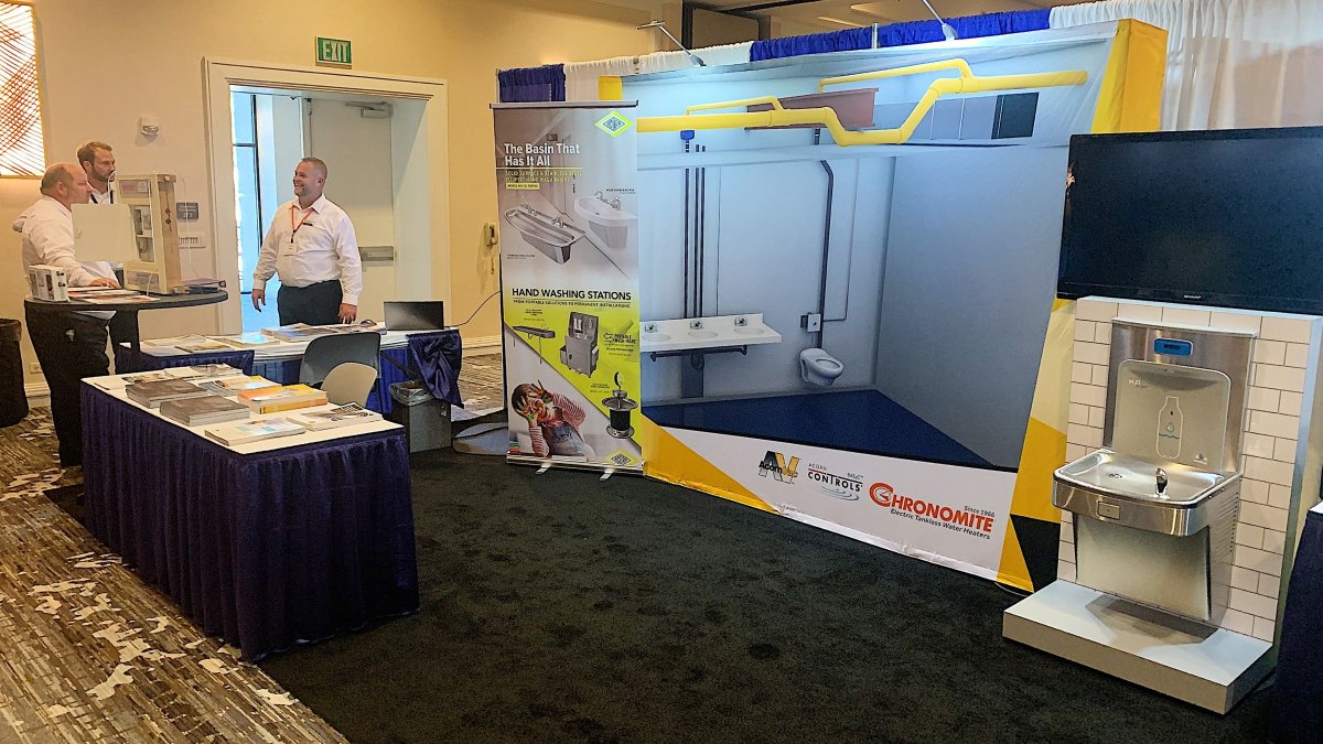 Come see us at booth #400 at the 2021 <a href="/ASPEorg/">American Society of Plumbing Engineers (ASPE)</a> TechSymposium conference in San Diego today! ☀️

We’re showcasing several <a href="/morrisgroupintl/">Morris Group International</a> products you won’t want to miss out on! 

#2021ASPETech #AmericanManufacturing #CommercialPlumbing #ManufacturingEngineering #Specifiers