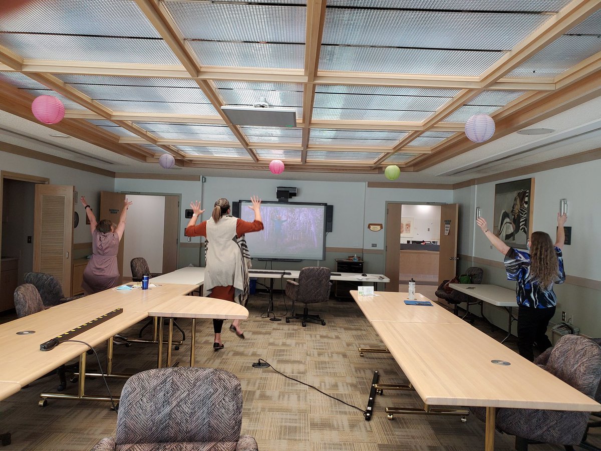 kpalichuk's tweet image. YRL staff on a physically distanced wellness break! All smiles, laughter and joy! #LibraryStrong @YRLnow @GurdeepPandher