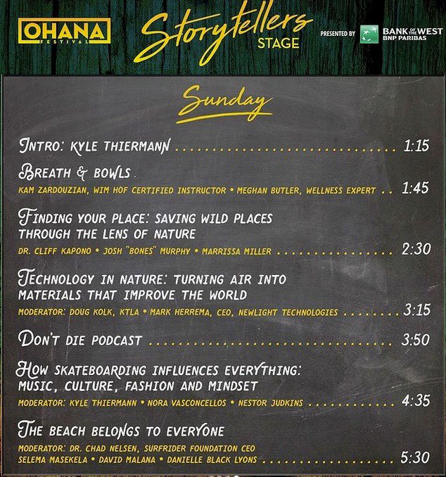 If you’re heading to <a href="/TheOhanaFest/">The Ohana Fest</a>, <a href="/dontdiepodcast/">Bob Forrest's Don't Die Podcast</a> are appearing on the storytellers stage on Sunday 3:50 “talking about the opioid crisis in America and playing a couple of Thelonious Monster songs acoustic.” #DontDie