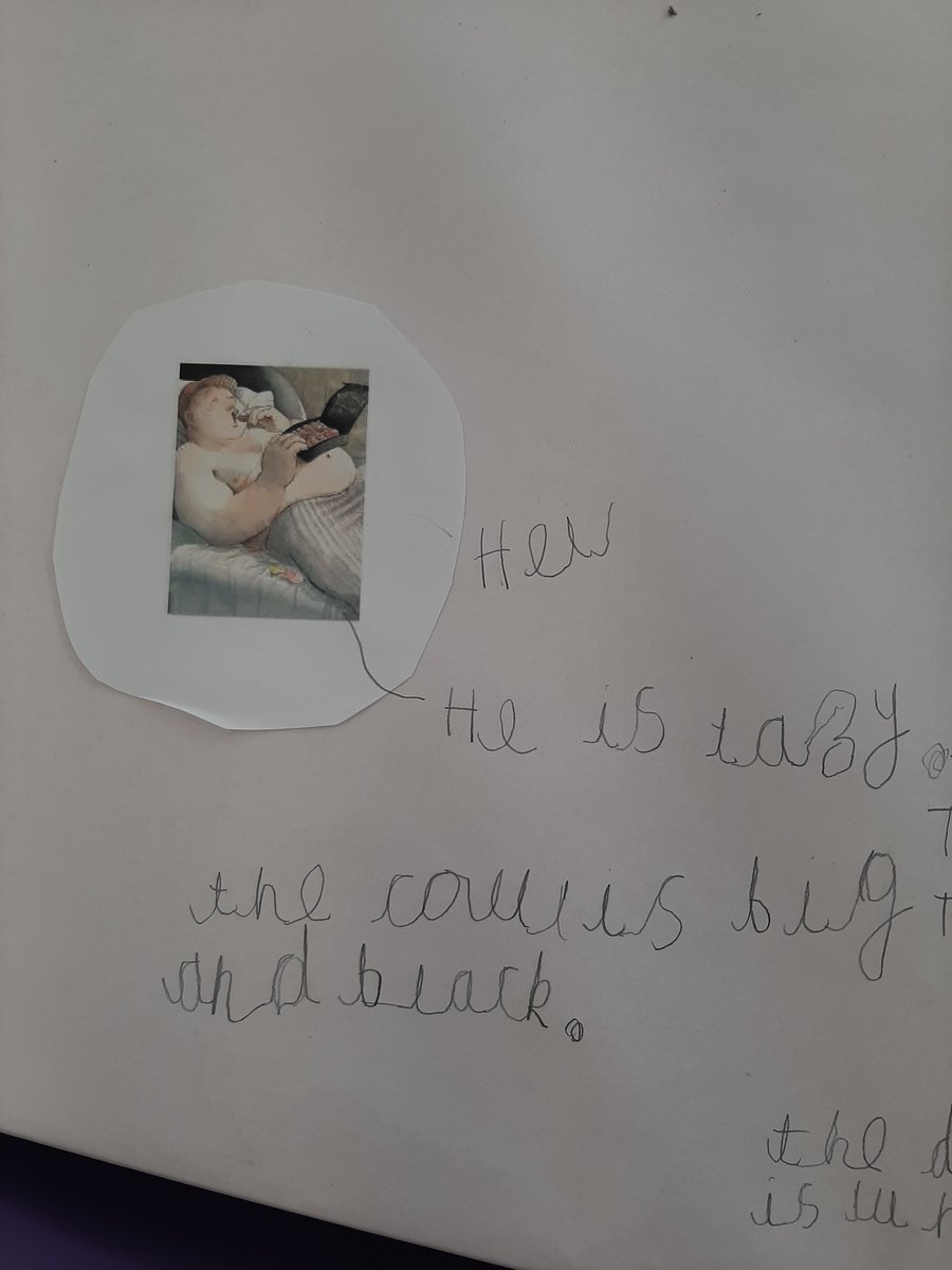 ssascommunity's tweet photo. A few examples of the fantastic writing from Year 1 today. This week we have been reading Farmer Duck,  thinking about what the animals in the story might be saying and looking at adjectives to describe them. @HertsEnglish @GalwayMr https://t.co/F05lvIKykY