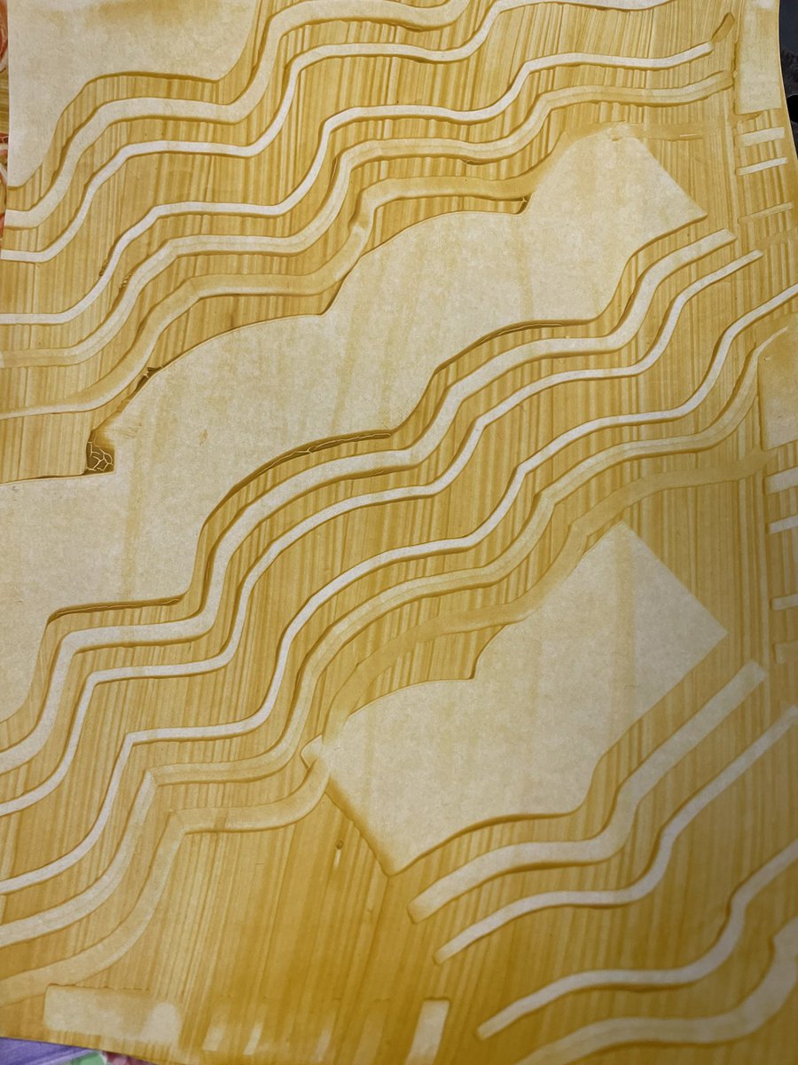 GreenPeaPress's tweet photo. Students in Renée’s Book Arts class have been hard at work so far this semester. Check out these paste papers they made! These will eventually be used to line the insides of books that students bind themselves! 

#printmaking #bookarts #pastepaper #bookmaking #bookartsworkshop https://t.co/E2GlguJzL6