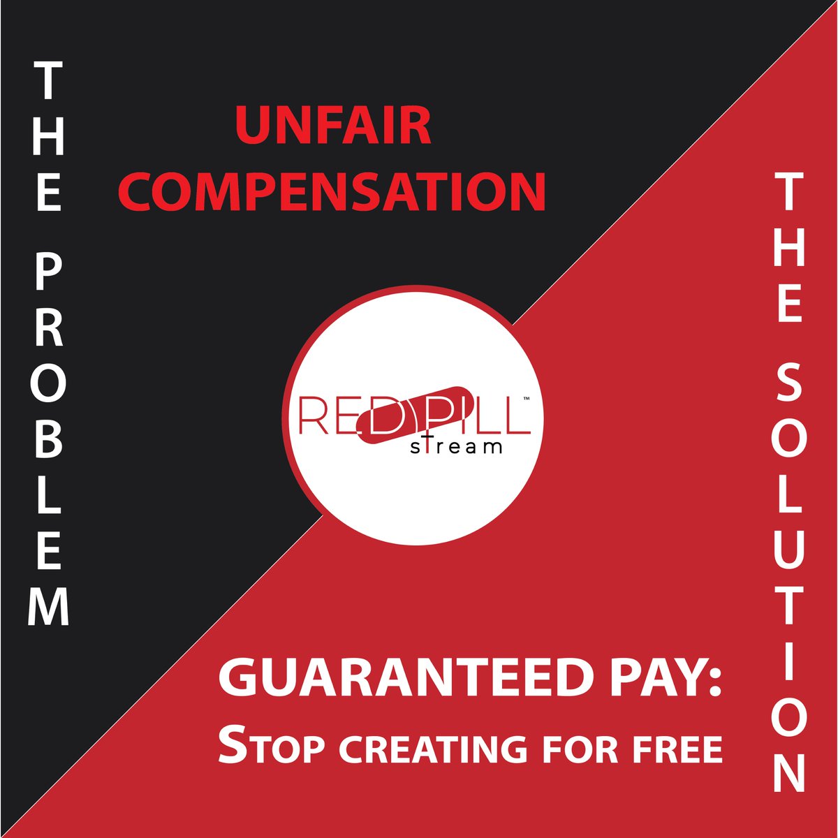RPillStream's tweet image. Problem: Many content creators don't receive fair compensation. Or even no compensation at all.

Solution: Red Pill Stream will make sure you get paid for your content. Let's stop creating content for free.
bit.ly/3EB7v99

#FREEYOURSELF #takethepill #redpillstream