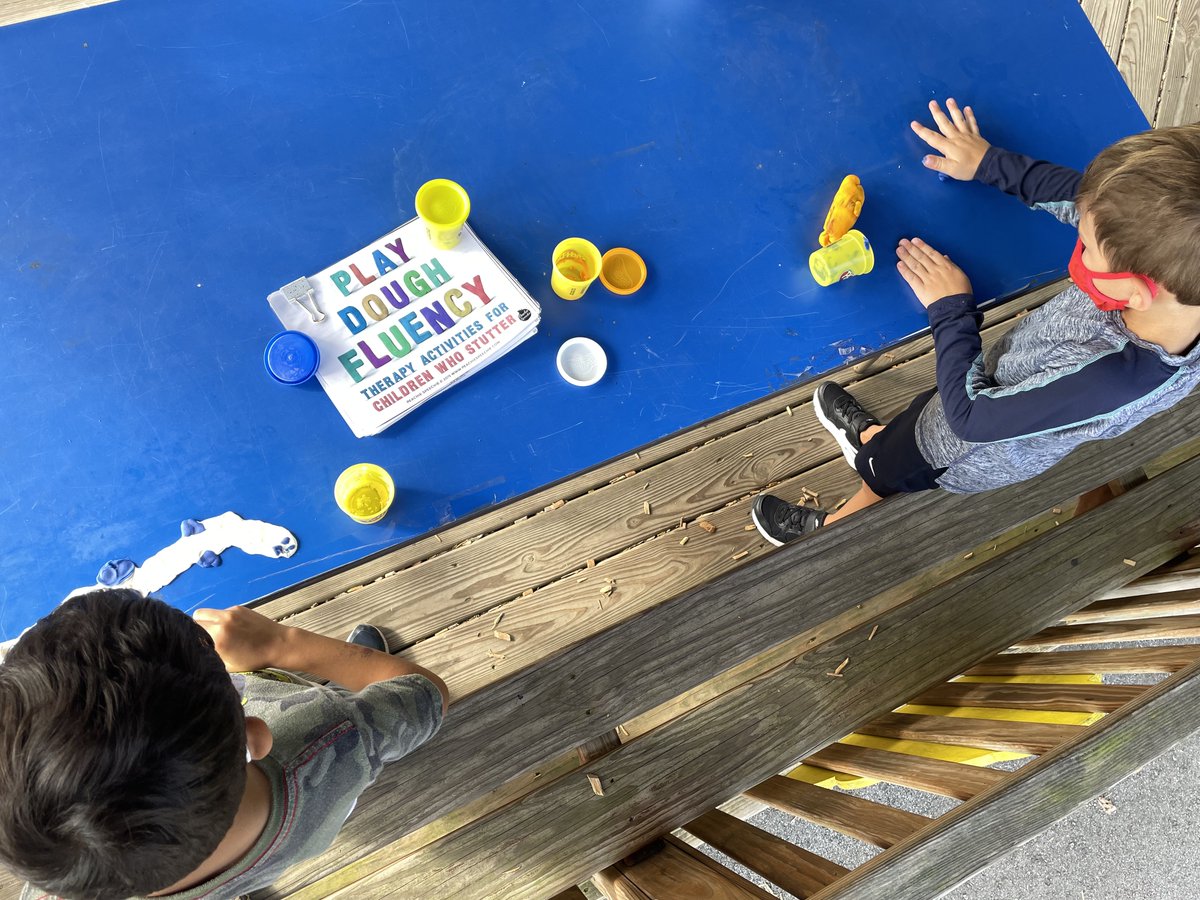 Hands on fluency therapy outside- let's practice smooth and bumpy speech! #HappyHillendale <a href="/PeachieSpeechie/">Peachie Speechie</a>