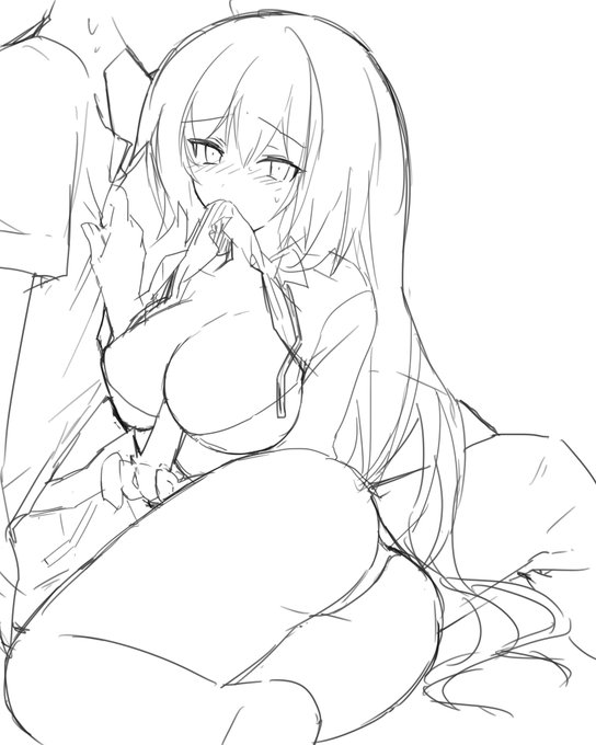 えっちな構図考えてラフ量産してた
この2枚すき 