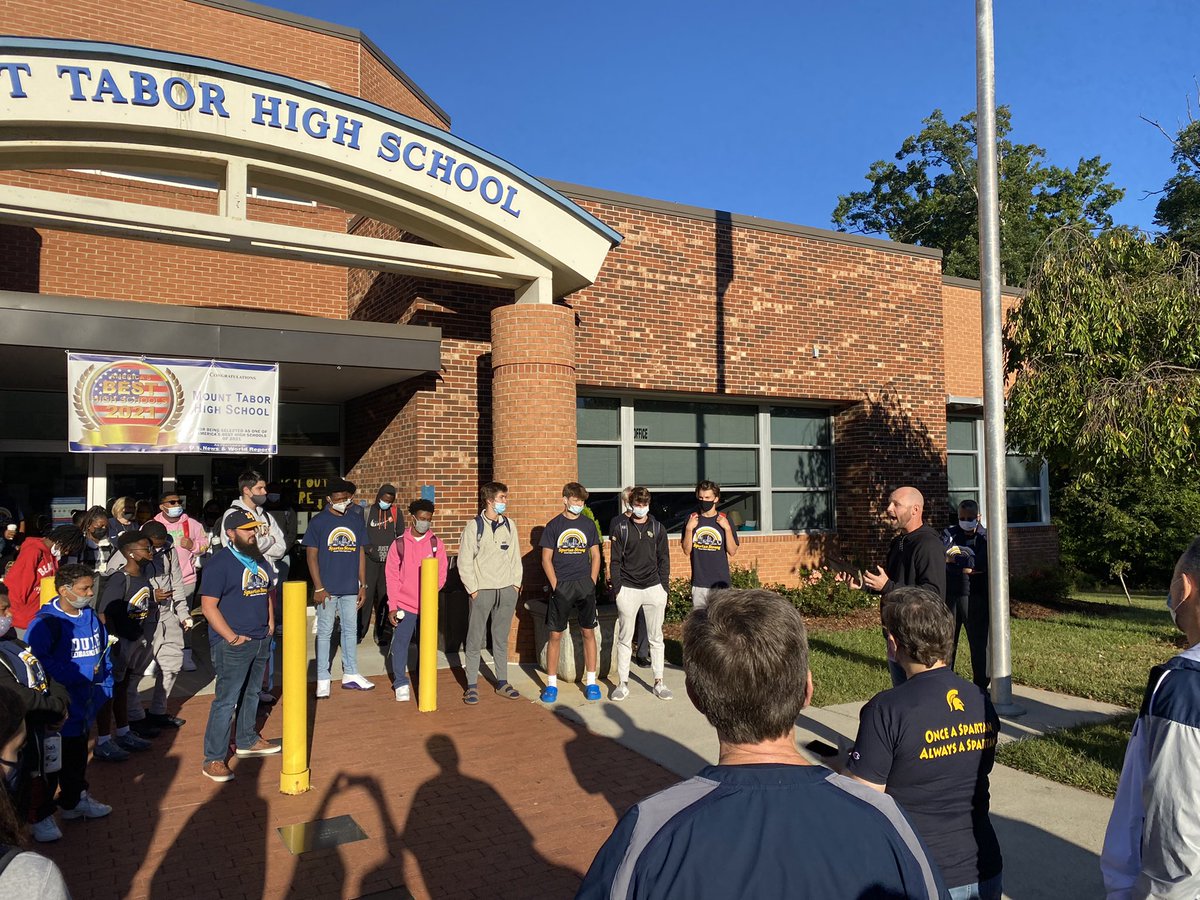 Mount Tabor High (@tabor_city) on Twitter photo <a href="/Tabor_City/">Mount Tabor High</a> Alumni Spartan and 2001 Graduate Steven Ackley with a message this morning at the flag pole for our Ss and staff! Great to see you Steven! PROUD of you! <a href="/TaborPTSA/">Mt. Tabor PTSA</a> <a href="/taborstuco/">Tabor StuCo</a> <a href="/mttabor_sports/">Mount Tabor Athletics Booster Club</a> <a href="/TaborFineArts/">TaborFineArts</a> <a href="/MTHSGuidance/">Mt Tabor Student Services</a> <a href="/mttaboralumni/">mttaboralumni</a> <a href="/Mttaborbiology/">Robyn Allen</a> <a href="/CTE_MtTabor/">CTE Mt. Tabor</a> <a href="/Tabor_City/">Mount Tabor High</a> Alumni Spartan and 2001 Graduate Steven Ackley with a message this morning at the flag pole for our Ss and staff! Great to see you Steven! PROUD of you! <a href="/TaborPTSA/">Mt. Tabor PTSA</a> <a href="/taborstuco/">Tabor StuCo</a> <a href="/mttabor_sports/">Mount Tabor Athletics Booster Club</a> <a href="/TaborFineArts/">TaborFineArts</a> <a href="/MTHSGuidance/">Mt Tabor Student Services</a> <a href="/mttaboralumni/">mttaboralumni</a> <a href="/Mttaborbiology/">Robyn Allen</a> <a href="/CTE_MtTabor/">CTE Mt. Tabor</a>