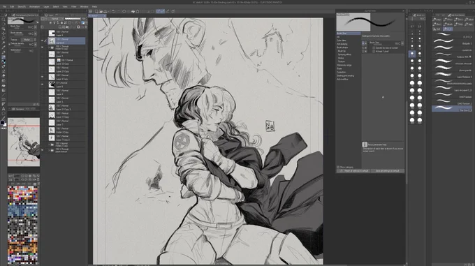 More X-men sketches from early this year. 
Rogue / Gambit.  Sorry for the lack of content guys, still with a lot of work and other stuff. thank you so much for all the likes and comments. hope you all have a wonderful weekend. 