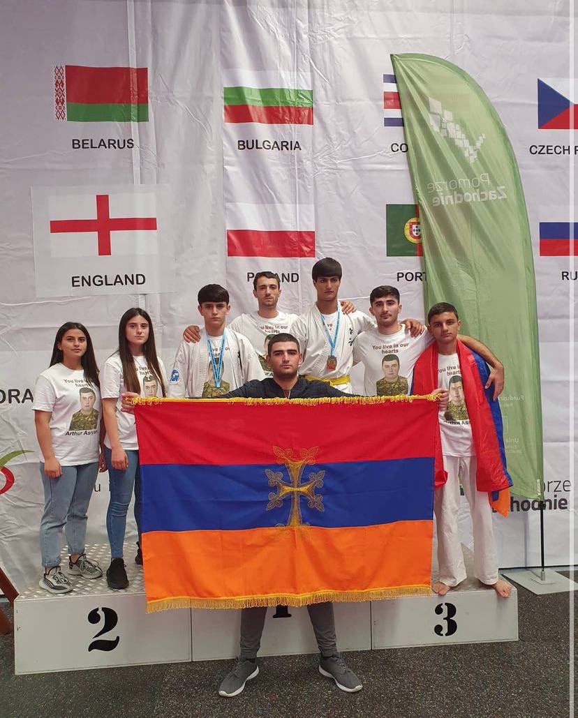 On the first day of the European Karate Championship, which is taking place in #Poland, the team from #Artsakh took 2 first places.