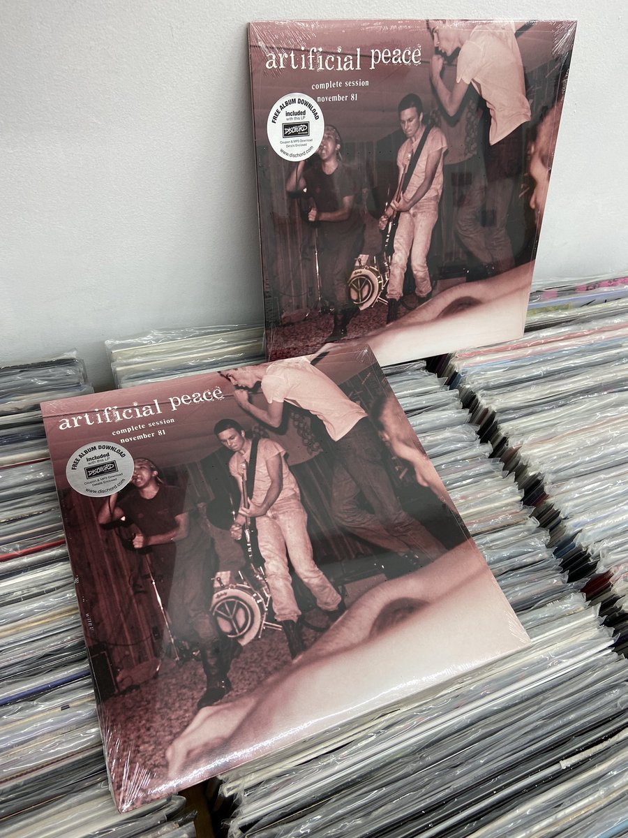RecordGrouch's tweet photo. New-In: they burned brief but bright …. Artificial Peace gets its proper due on this “Complete Session November 81” via @dischordrecords #marginalman https://t.co/HjC7POUaG4