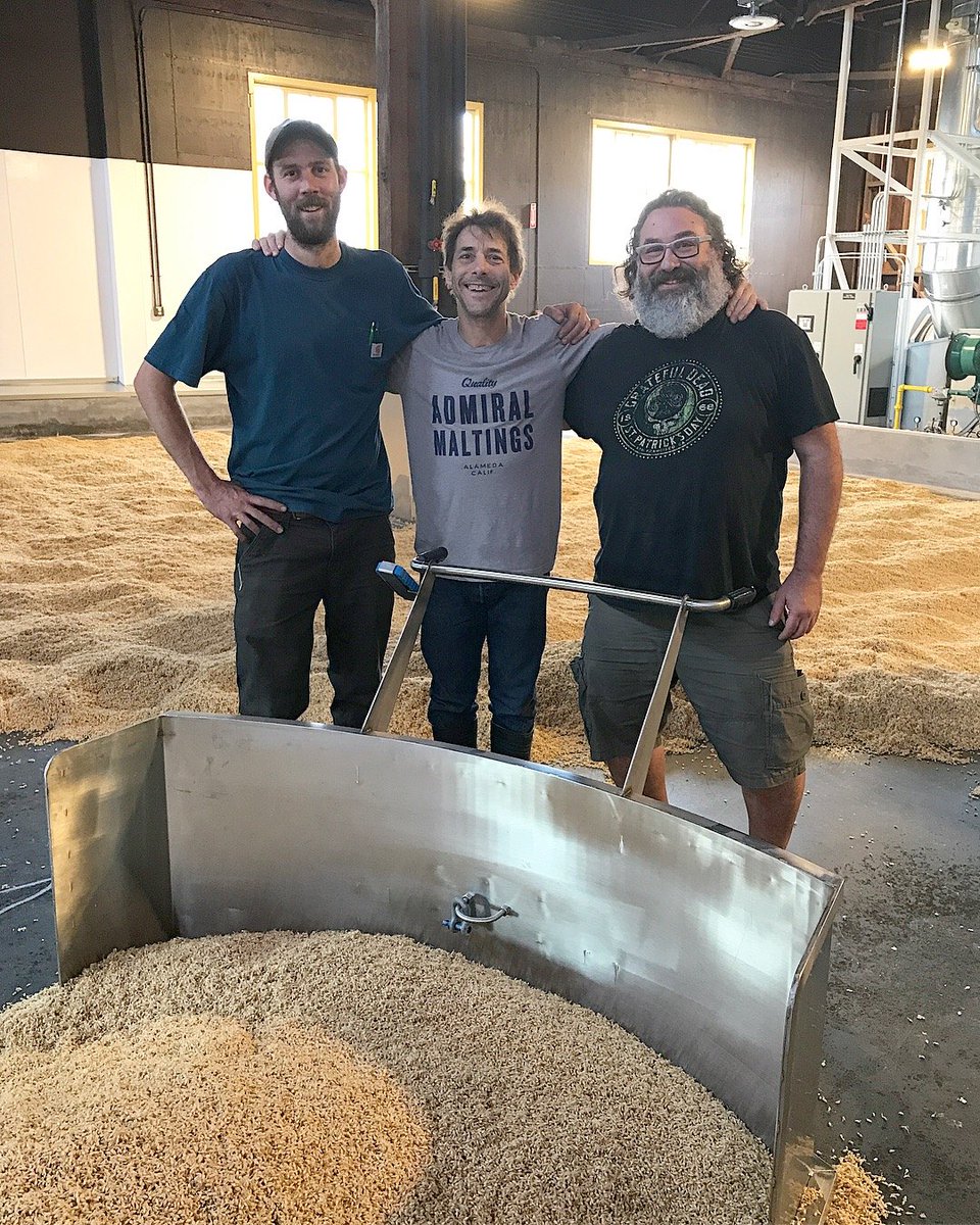 We partner with CA farmers to source quality grain and produce exceptional, hand-crafted #malt. Our malt not only helps brewers make great #beer, enables them to operate more sustainably & to connect w/ local agriculture. admiralmaltings.com #AdmiralMaltings #AskForAdmiral