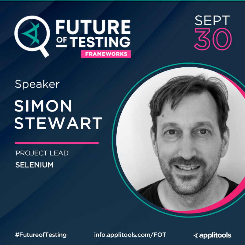 Applitools's tweet photo. There are so many incredible speakers for Future of Testing: Frameworks on September 30. Don't miss sessions from @techgirl1908, @BagmarAnand, @gregsypolt, @ailuj876, @mcruzdrake, @shs96c, and more

It's 100% FREE to register 👇
https://t.co/kBZOAnL1x3
